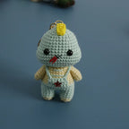 Cute Puppy Crochet Keychain Handmade Dog Bag Charm
