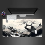 Mouse Pad Sakura Landscape Desk Accessories Mat Gamer Rug Xxl Keyboard Pad 1000X500x3MM Desk Mat Office Carpet Gaming Mouse Mats