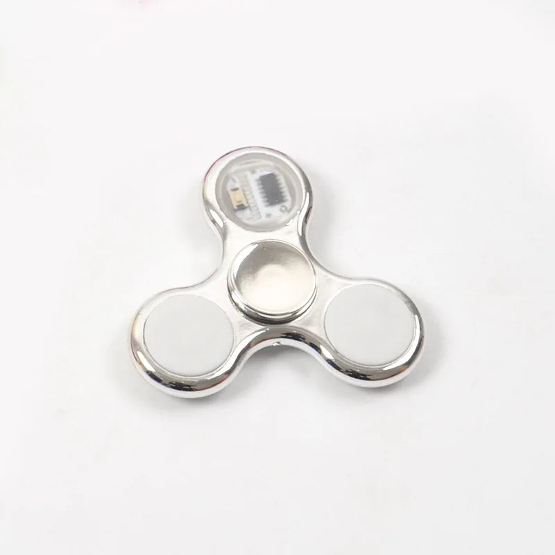 Creative LED Light Fidget Spinner Glow Fingertip Stress Relief Toy