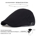 British Newsboy Flat Cap for Casual Vintage Outdoor Style