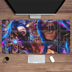 Riftbound LTCG Card playmat League of Mouse Pad Legends Jinx Series LOL 600x350mm overlock Board Game HD Printing XXL Desk Mat