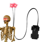 Halloween LED Glowing Eyes With Timer Light Up DIY Eyes For Skeleton Pumpkins Masks Tombstones Indoor Outdoor Horror Decors