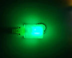 LED Glowing pixel Keychain Mini World Building Blocks Mosaic Light Up Creative Pocket Toy XMAS Novelty Gift for Collectors