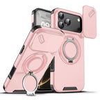 Rotating Flip Full Lens Protection Magnetic Stand Phone Case For iPhone 17 18 Pro Max Air Dual Layer Protection Armor Back Cover