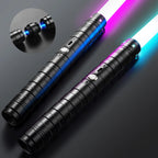 RGB EMetal Lightsaber Dueling Smooth Swing Sword Sabre De Luz 14  Color Changing with Sounds  Flashing Toy