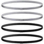 4-Pack Non-Slip Elastic Sports Headbands for Men & Women