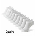 10/20 Pairs Men's Ankle Socks, Breathable Mesh Sports Socks, Casual Athletic Summer Thin Short Socks