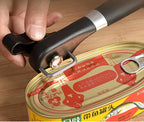 Stainless Steel Manual Can Opener with Side Cut & Bottle Opener Tool