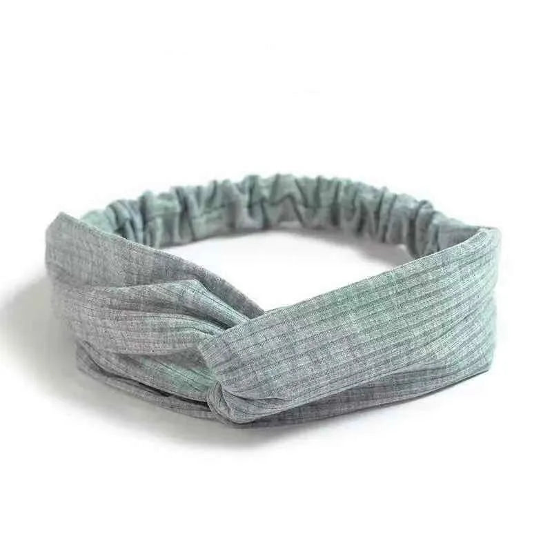 Boho Cross Knot Elastic Headband for Women