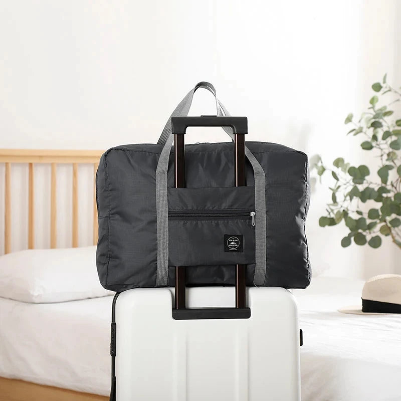 Portable Foldable Travel Duffle Bag Large Capacity Lightweight Carry-On Gym Bag
