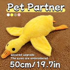 50cm Soft Colorful Duck Plush Toy for Cats Dogs Relax Pet Companion Anxiety-Relieving Dog Buddy Energy Release Gift for Pets