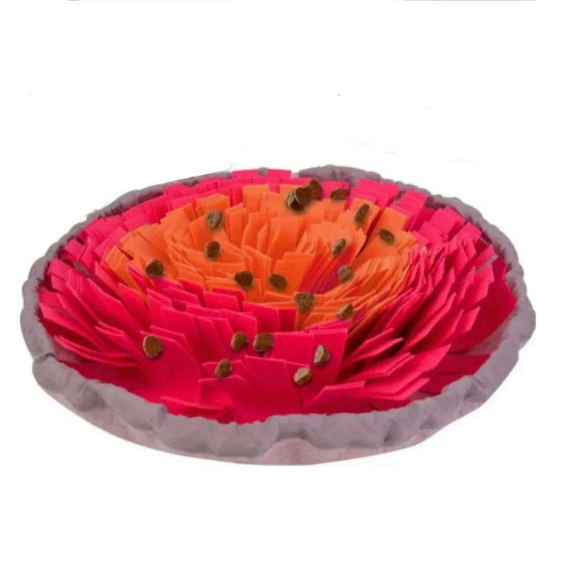 Washable Felt Dog Snuffle Mat for Slow Feeding and Nose Work