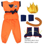 Son Goku Anime Cosplay Costume Set – Kids & Adult Outfit