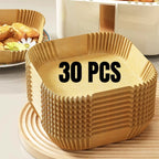Disposable Air Fryer Paper Liners – Oil Proof Non-Stick Parchment Baking Paper