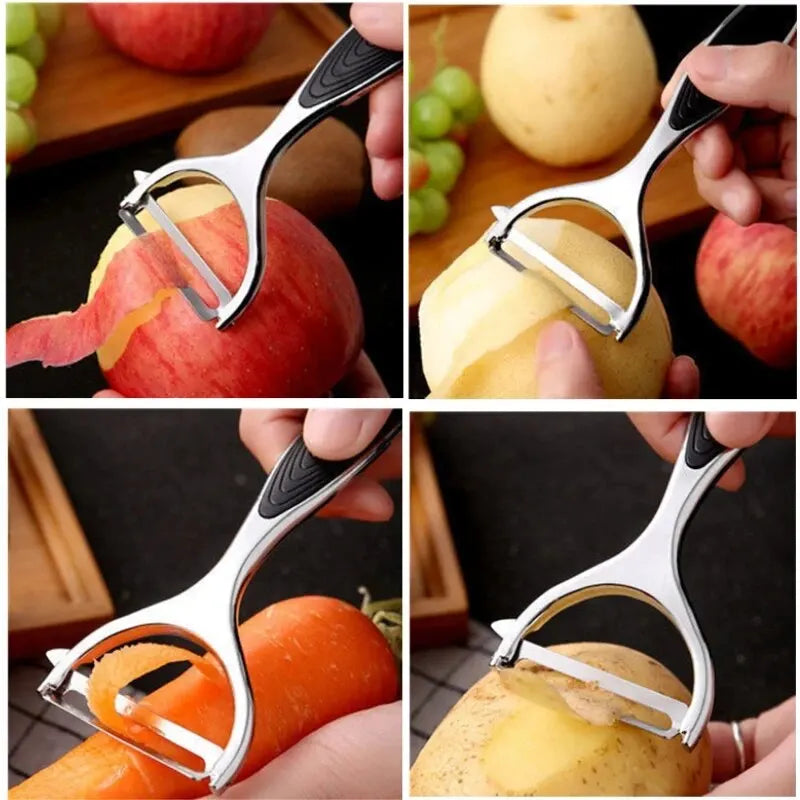 Vegetable Peeler – Stainless Steel Multi Function Kitchen Tool