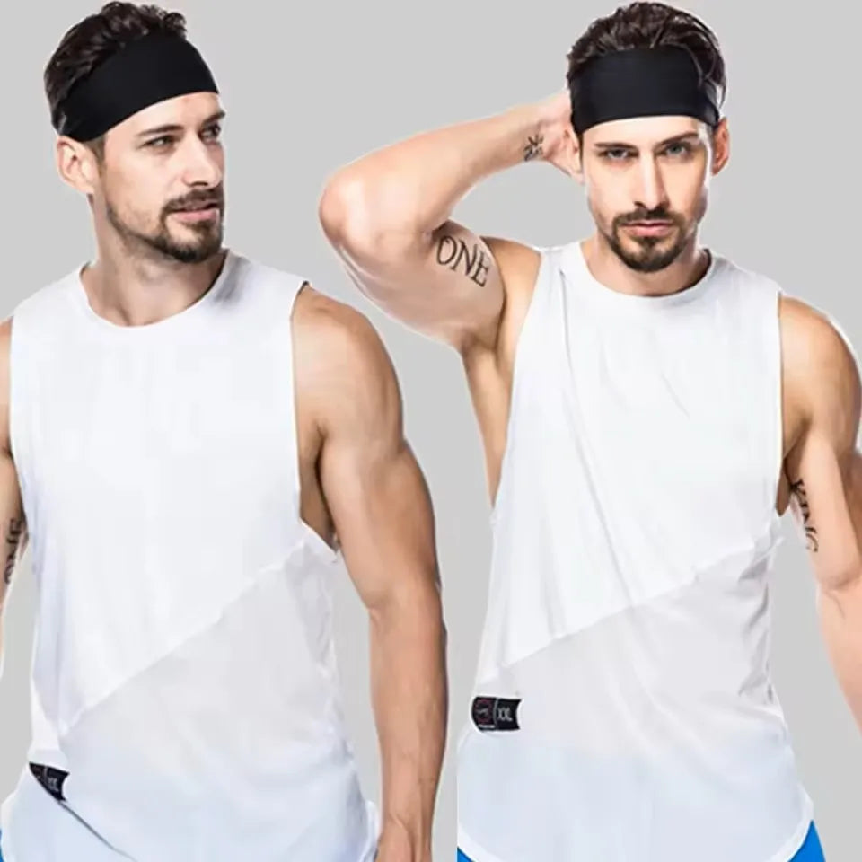 Elastic Sports Sweat Wicking Headband for Running & Yoga