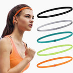 4-Pack Non-Slip Elastic Sports Headbands for Men & Women
