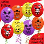FNAF Five Nights Freddyed Birthday Party Decorations Kids Disposable Tableware Cup Plate Napkin Straw Baby Shower Supplies Event