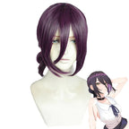 Reze Purple Brown Ponytail Cosplay Wig