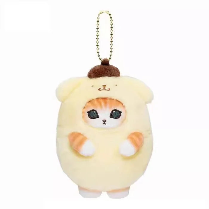 Kawaii Mofusand Sanrio Plush Keychain Anime Bag Charm