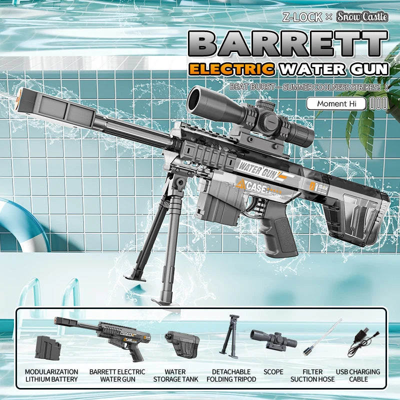 HUIQIBAO Electric Water Gun High-Speed Outdoor Water Blaster
