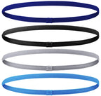 4PCS Thin Elastic Non-Slip Sports Headbands for Men & Women