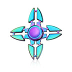 Rainbow Metal Fidget Spinner Stress Relief Finger Toy for All Ages