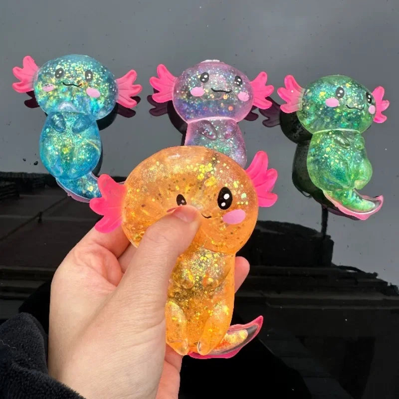 Colorful Salamander Squishy Fidget Stress Relief Toy for Kids