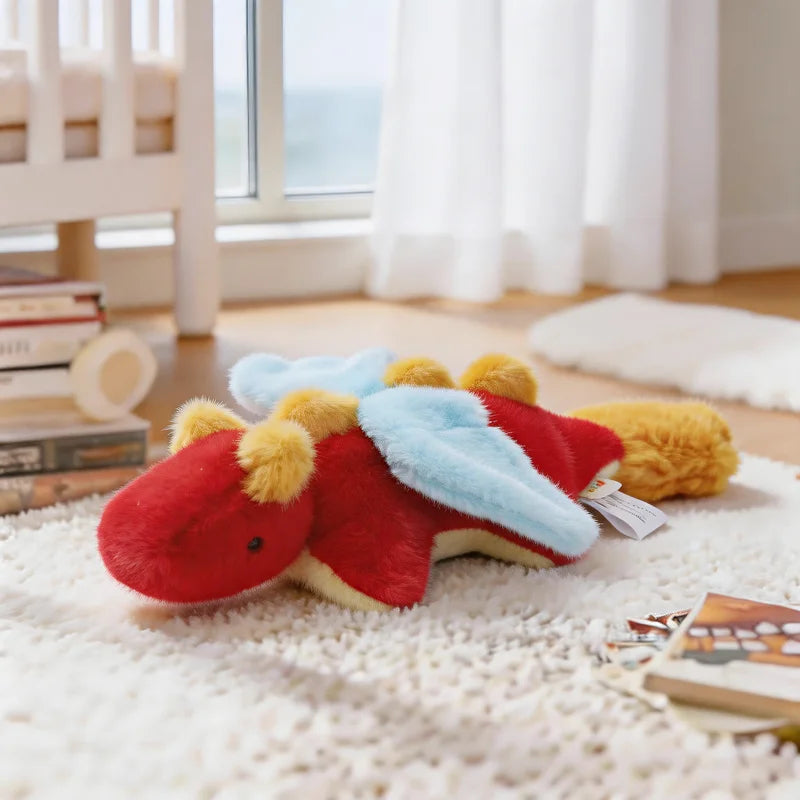 Cute Flying Dragon Plush Toy Soft Stuffed Dragon Doll for Kids