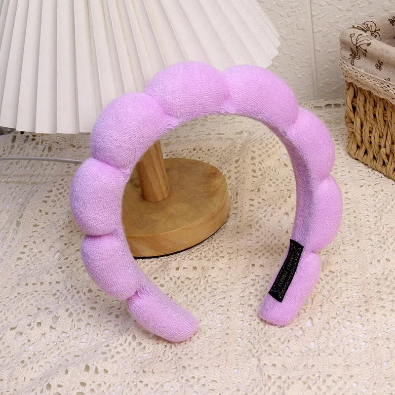 Fashion Sponge Spa Headband for Face Washing & Skincare