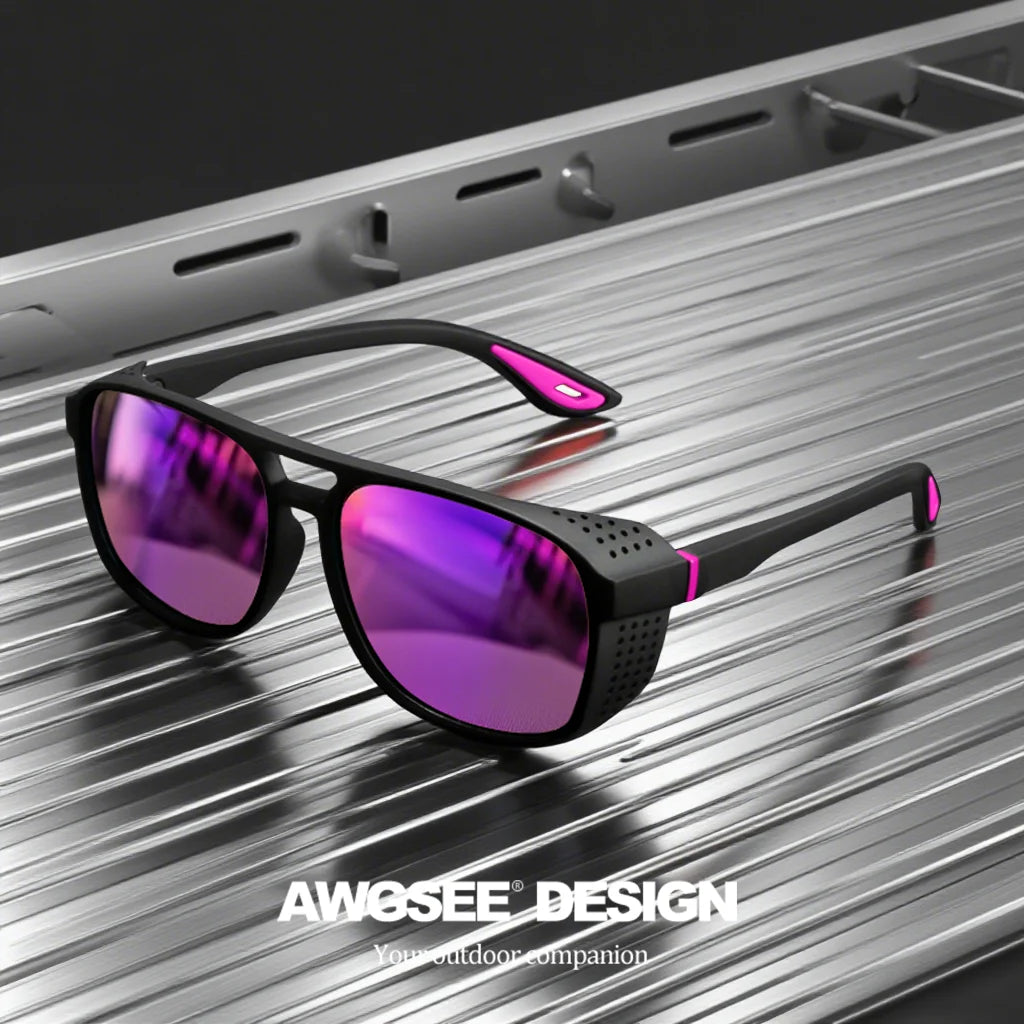 Professional Polarized UV400 Sports Sunglasses for Cycling & Running