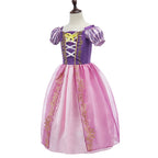 Girls Rapunzel Princess Costume Dress – Tangled Cosplay Outfit