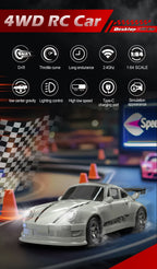 KF20 1:64 Mini 4WD RC Drift Racing Car with Full Proportional Control