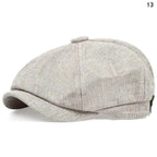 Retro Newsboy Octagonal Beret Cap for Classic Casual Style
