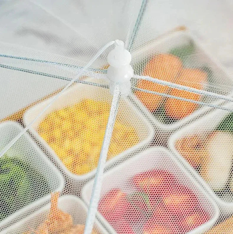 Foldable Pop-Up Food Mesh Cover – Reusable Fly & Insect Protection Food Tent