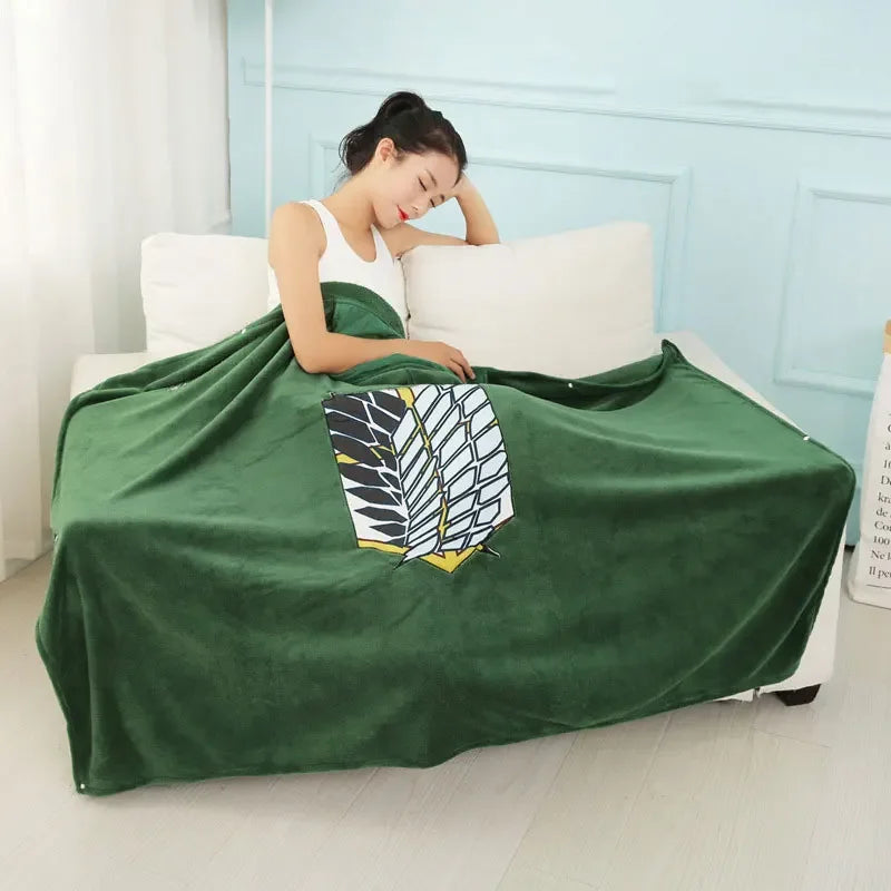 Attack on Titan Survey Corps Blanket Cloak Hoodie