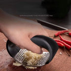 Stainless Steel Garlic Press – Manual Garlic Crusher & Mincer