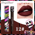 Waterproof and Easy To Color Halloween Makeup Sexy Red Vampire Liquid Lipstick Matte White Black Lip Gloss Facial Body Painting