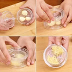 Manual Multifunctional Garlic Crusher – Rolling Garlic Press & Chopper