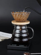 Electronic Coffee Scale with Timer and Silicone Pad USB Rechargeable