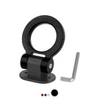 2 Designs Car Styling Trailer Hooks Sticker Decoration Car Auto Rear Front Trailer Simulation Racing Ring Vehicle Towing Hook