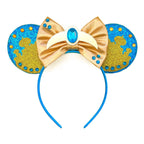 Mouse Ears Sequin Bow Cosplay Headband for Women & Adults