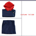 Anime Tokyo Itadori Yuji Cosplay Costume with Hooded Pants For Halloween Outfit School Carnival Uniform