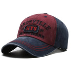 Washed Embroidered Baseball Cap with Curved Brim for Everyday Style