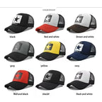 Breathable Mesh Snapback Baseball Cap for Casual Outdoor Style
