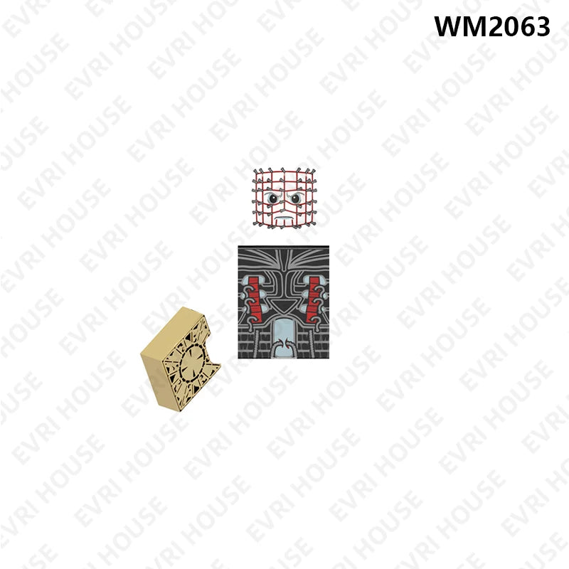 Horror Movie Mini Building Block Dolls Action Figures Bricks Assembly Assembly Toys for Children
