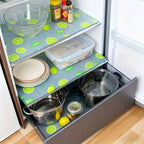 4PCS EVA Refrigerator Pad Waterproof Anti-oil Can Be Cut Washed Kitchen Placemat Drawer Shoe Cabinet Shelves Fridge Pad Home