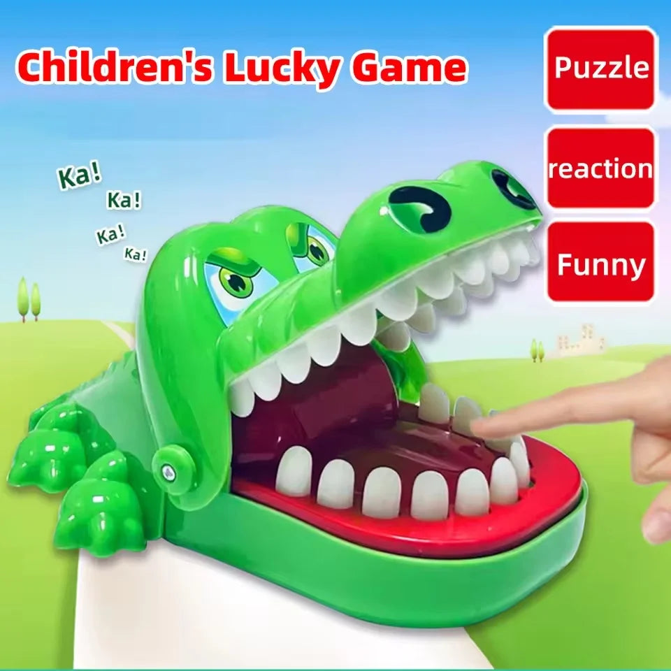 Crocodile Teeth Toys For Kids Alligator Biting Finger Dentist Games Funny For Party And Children Game Of Luck Pranks Kids Toys