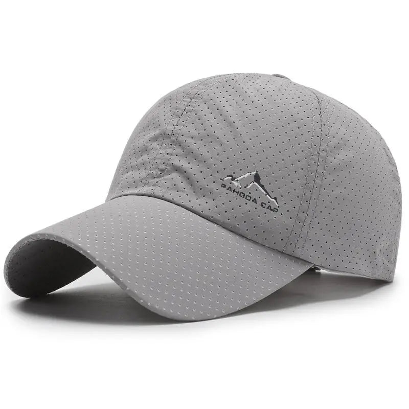 Unisex Ventilated Mesh Baseball Cap for Summer Outdoor Comfort