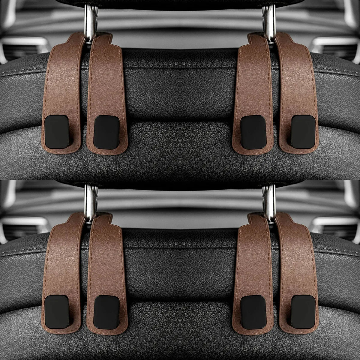 Car Headrest Hooks Hanger for Bags Seat Back Organizer Holder Clips Auto Fastener Hooks Car St